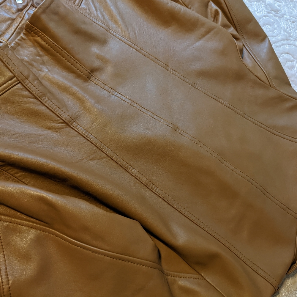 NWOT Karl Lagerfeld Genuine Leather Moto Jacket - Picture 14 of 14